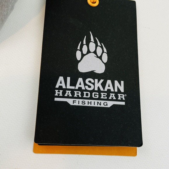 Mens L Alaskan Hardgear Fishing Catch & DriRelease‎ Shirt Gray Short Sleeve - Picture 6 of 8